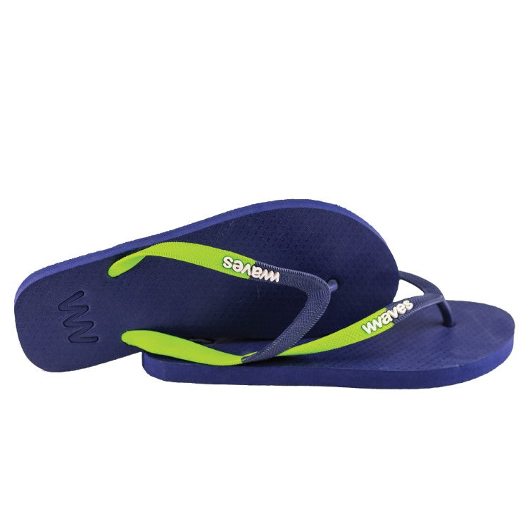 Flip flops blue and on sale black